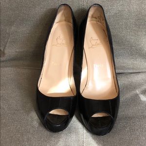 Open toe CL leather heals great condition